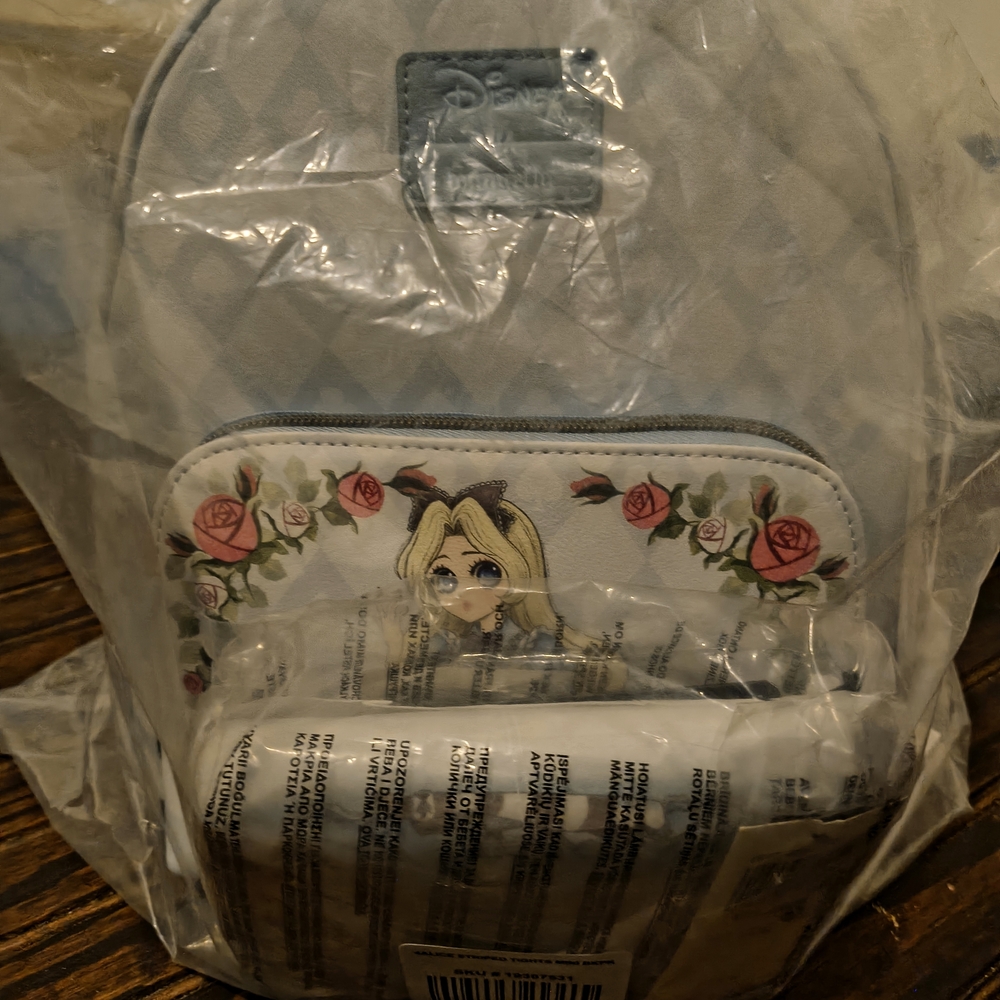 Loungefly White Floral Backpack